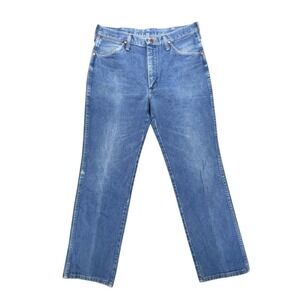 Vintage Wrangler‎ Authentic Jeans Mens 32x27 Light Wash Regular Fit Denim Pants